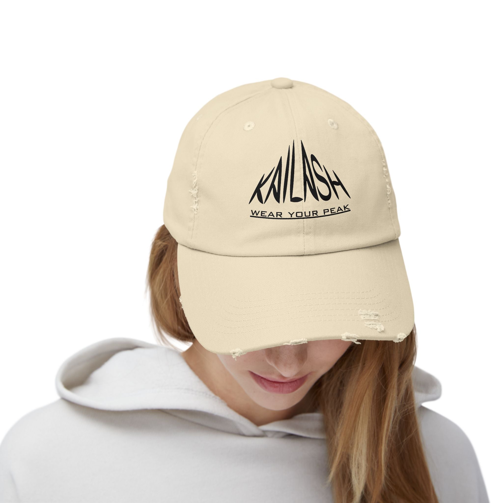 Kailash "Wear Your Peak" Distressed Baseball Cap