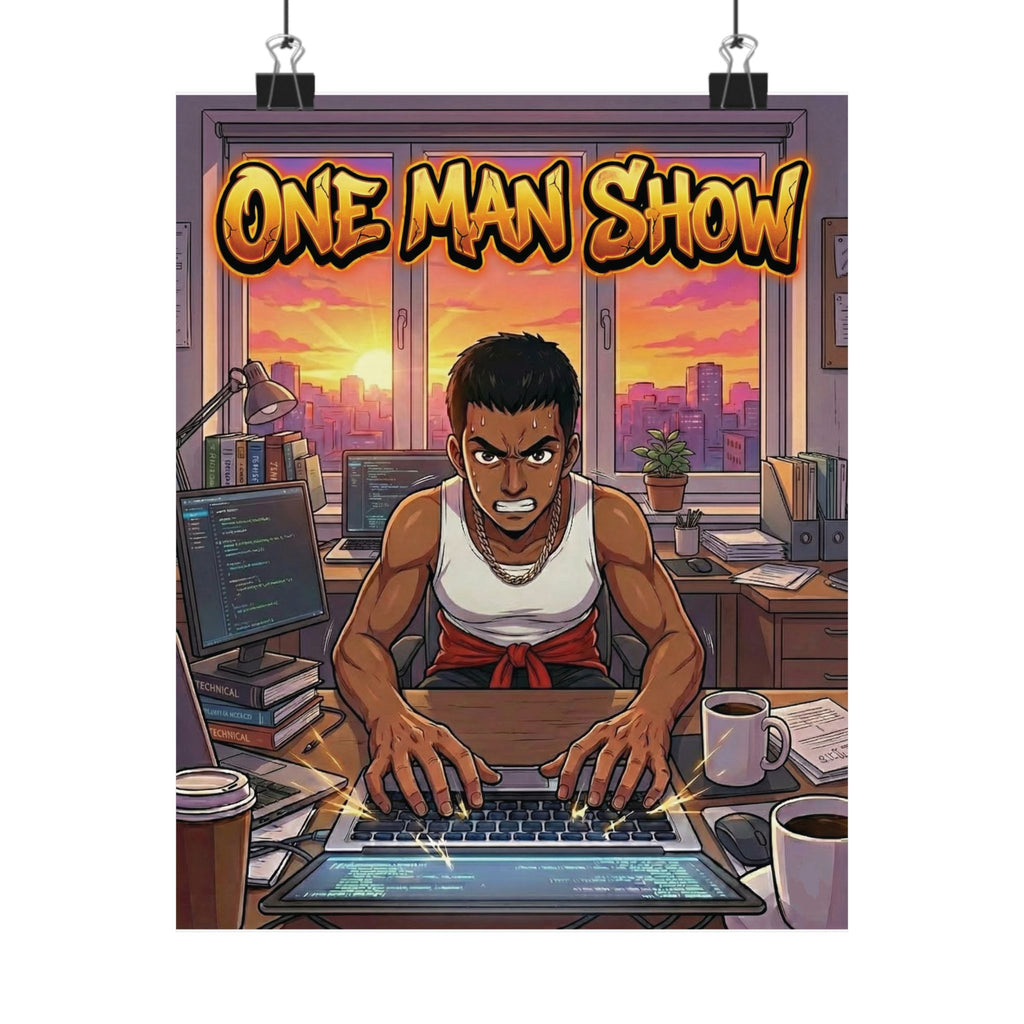 One Man Show - Matte Vertical Poster