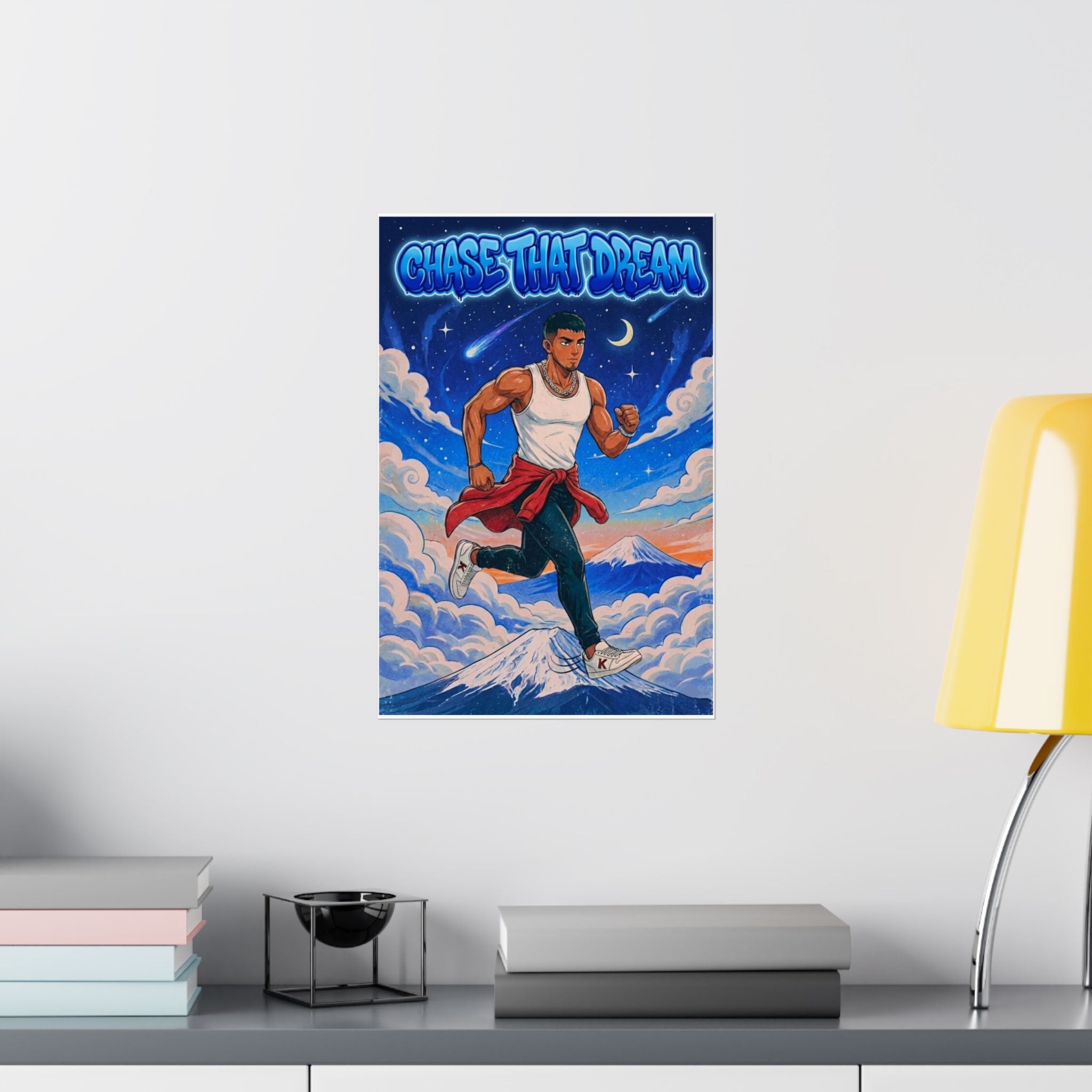 Chase That Dream Matte Vertical Poster — Inspirational Wall Art