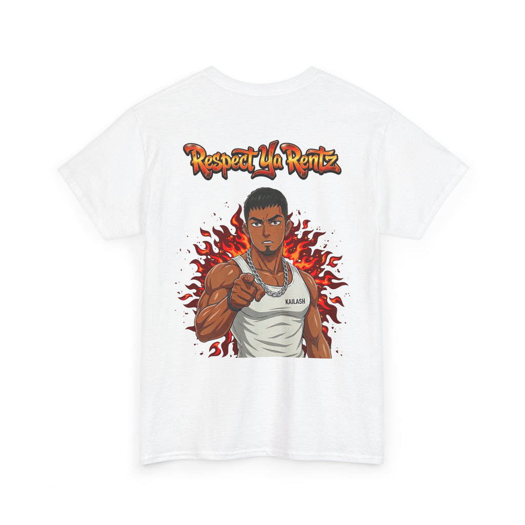 Graphic Tee — "Respect Ya Rentz" Anime Print